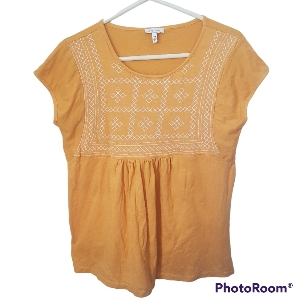 𝅺Ella Moss Embroidered T-shirt